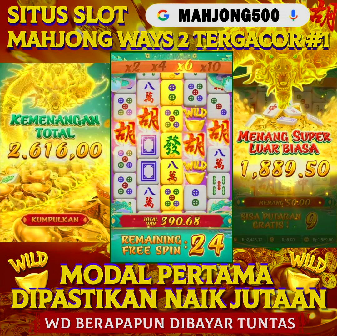 Mahjong500 🧐 Situs Slot Mahjong Ways Dengan Jaminan Scatter Yang Pasti Meledak